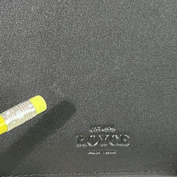 ROYCE New York RFID-Blocking Four Zip Organizer Travel Case Black Leather Wallet - Picture 10 of 11